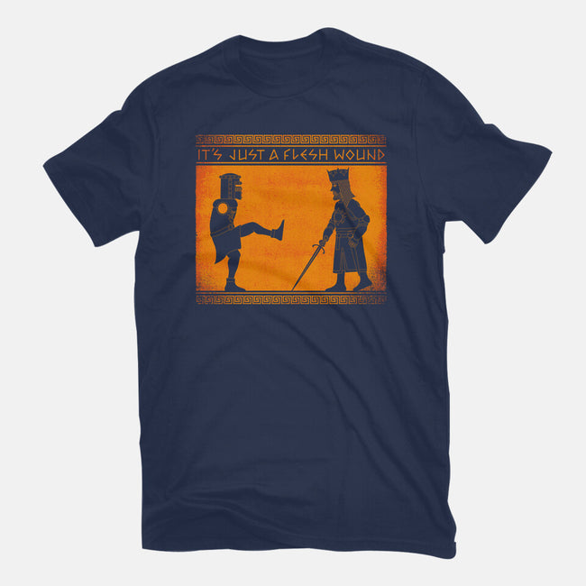 The Legend Of The Black Knight-Mens-Basic-Tee-mekazoo