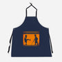 The Legend Of The Black Knight-Unisex-Kitchen-Apron-mekazoo
