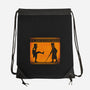 The Legend Of The Black Knight-None-Drawstring-Bag-mekazoo