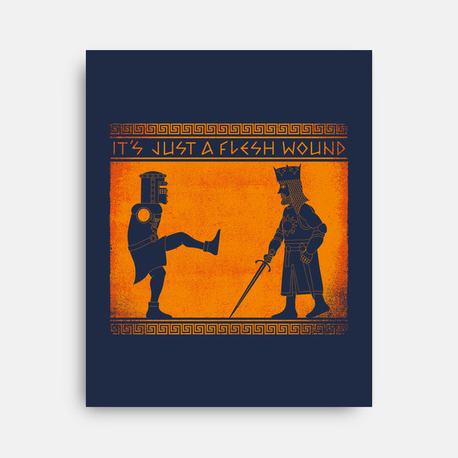 The Legend Of The Black Knight-None-Stretched-Canvas-mekazoo
