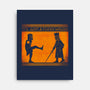 The Legend Of The Black Knight-None-Stretched-Canvas-mekazoo