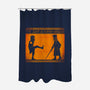 The Legend Of The Black Knight-None-Polyester-Shower Curtain-mekazoo