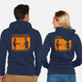 The Legend Of The Black Knight-Unisex-Zip-Up-Sweatshirt-mekazoo