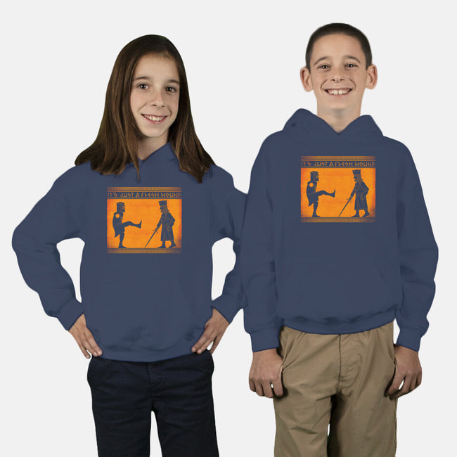 The Legend Of The Black Knight-Youth-Pullover-Sweatshirt-mekazoo