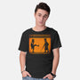 The Legend Of The Black Knight-Mens-Basic-Tee-mekazoo