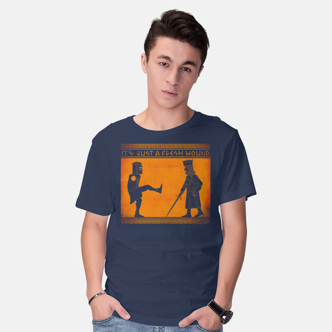 The Legend Of The Black Knight-Mens-Basic-Tee-mekazoo