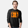 The Legend Of The Black Knight-Mens-Long Sleeved-Tee-mekazoo