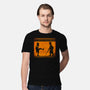 The Legend Of The Black Knight-Mens-Premium-Tee-mekazoo
