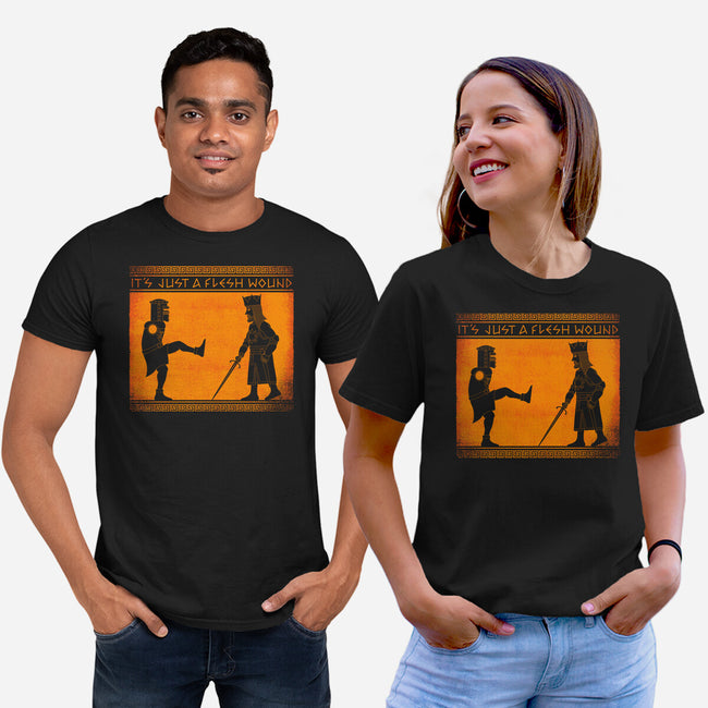 The Legend Of The Black Knight-Unisex-Basic-Tee-mekazoo