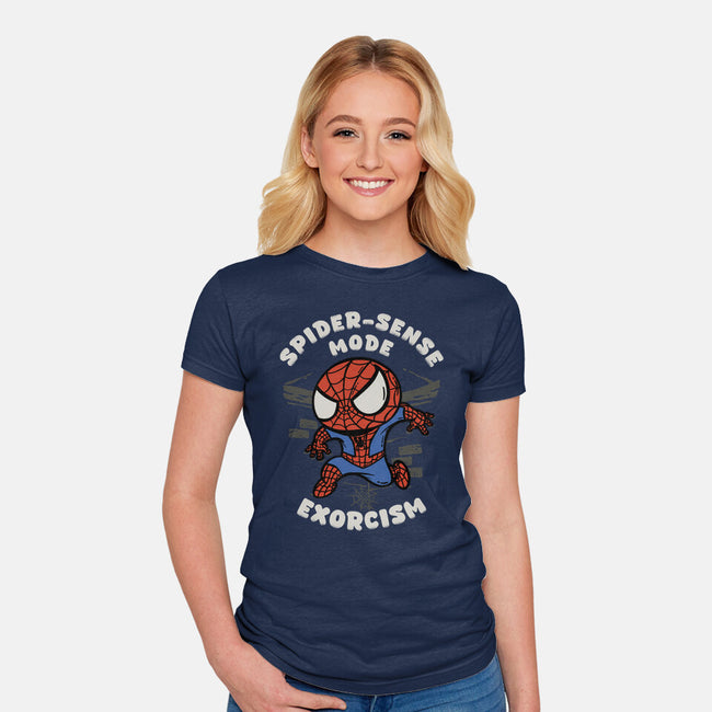 Exorcism Mode-Womens-Fitted-Tee-bykai
