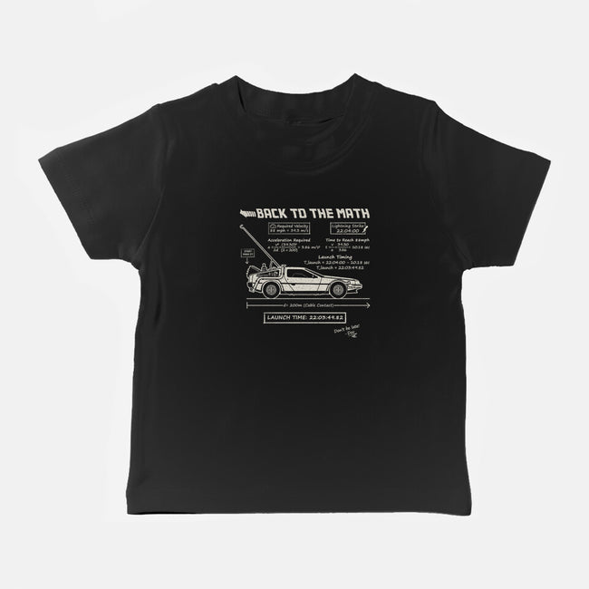 Back To The Math-Baby-Basic-Tee-NMdesign