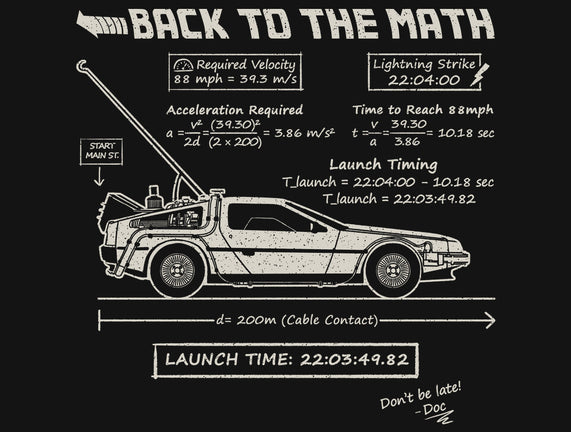 Back To The Math