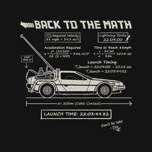 Back To The Math