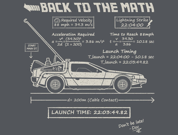 Back To The Math