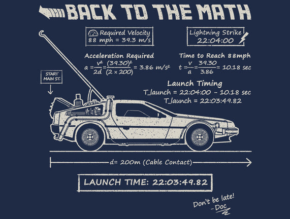 Back To The Math