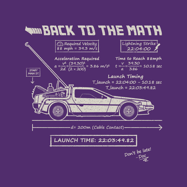 Back To The Math-Mens-Basic-Tee-NMdesign