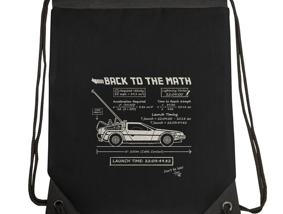 Back To The Math