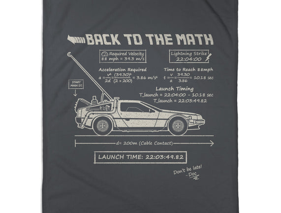 Back To The Math