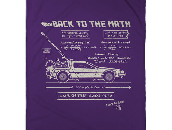 Back To The Math
