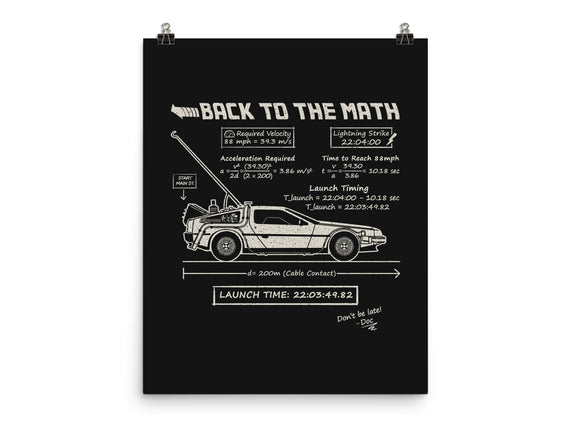 Back To The Math