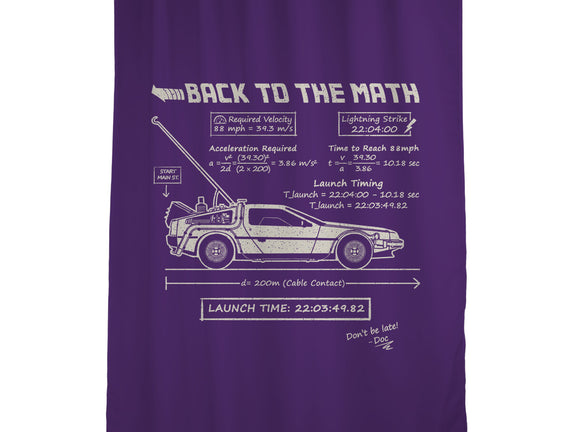 Back To The Math