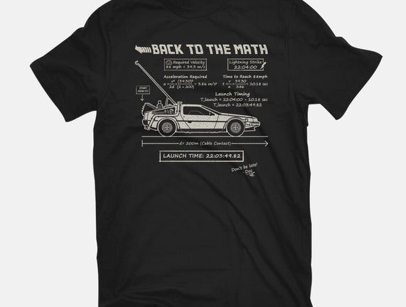 Back To The Math