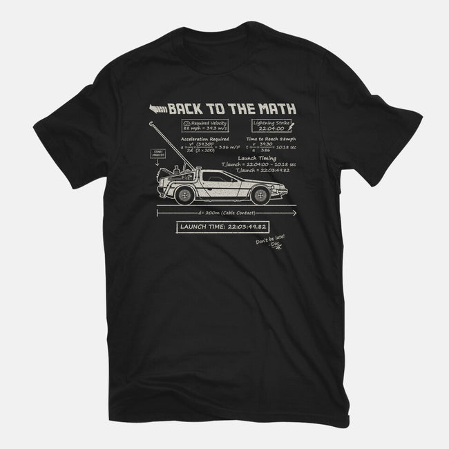 Back To The Math-Womens-Basic-Tee-NMdesign