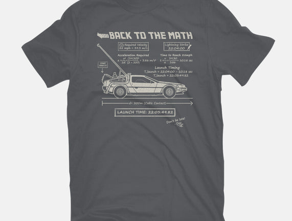 Back To The Math