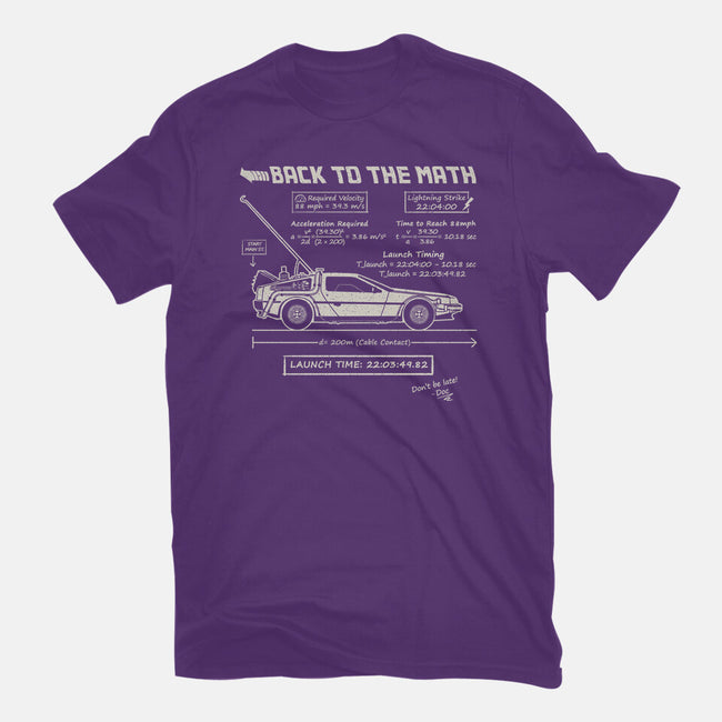 Back To The Math-Mens-Premium-Tee-NMdesign