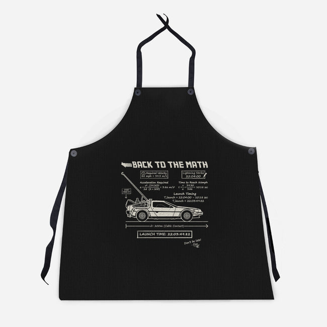 Back To The Math-Unisex-Kitchen-Apron-NMdesign