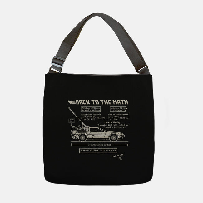 Back To The Math-None-Adjustable Tote-Bag-NMdesign