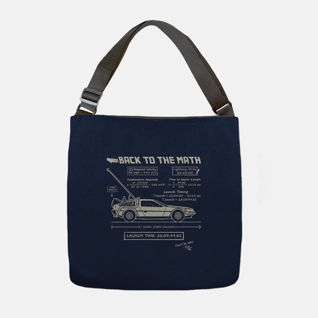 Back To The Math-None-Adjustable Tote-Bag-NMdesign