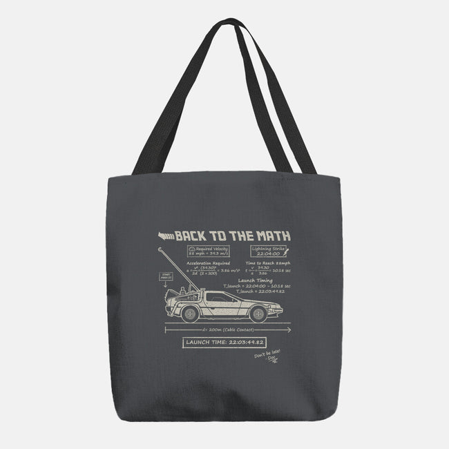 Back To The Math-None-Basic Tote-Bag-NMdesign
