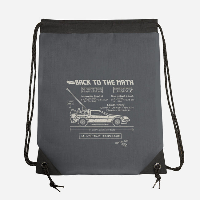 Back To The Math-None-Drawstring-Bag-NMdesign