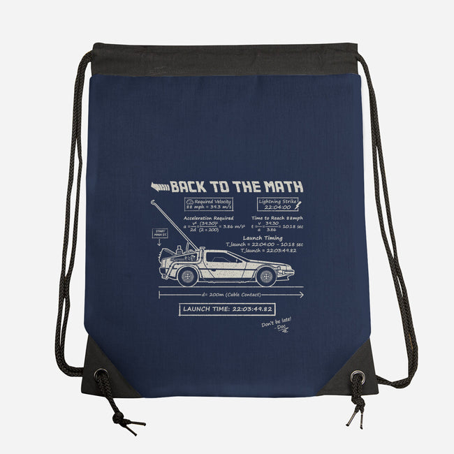 Back To The Math-None-Drawstring-Bag-NMdesign