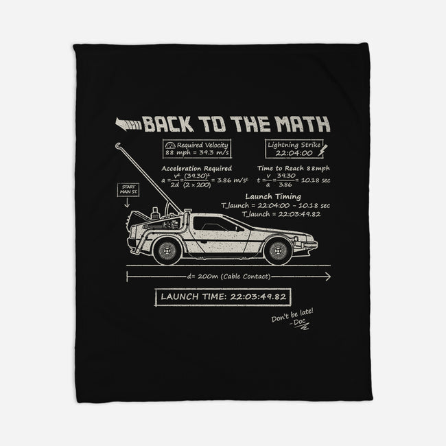 Back To The Math-None-Fleece-Blanket-NMdesign