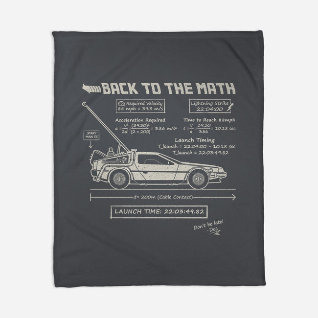 Back To The Math-None-Fleece-Blanket-NMdesign