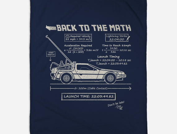 Back To The Math