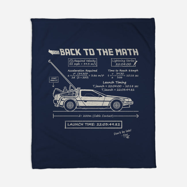 Back To The Math-None-Fleece-Blanket-NMdesign