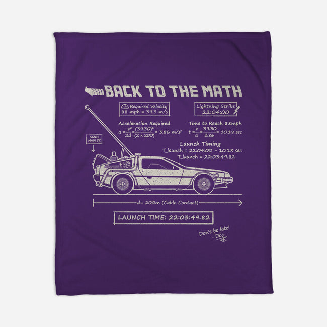 Back To The Math-None-Fleece-Blanket-NMdesign