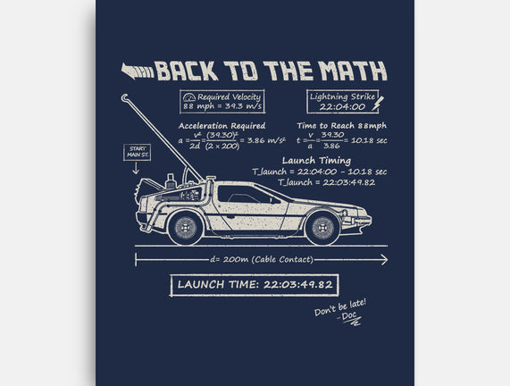 Back To The Math