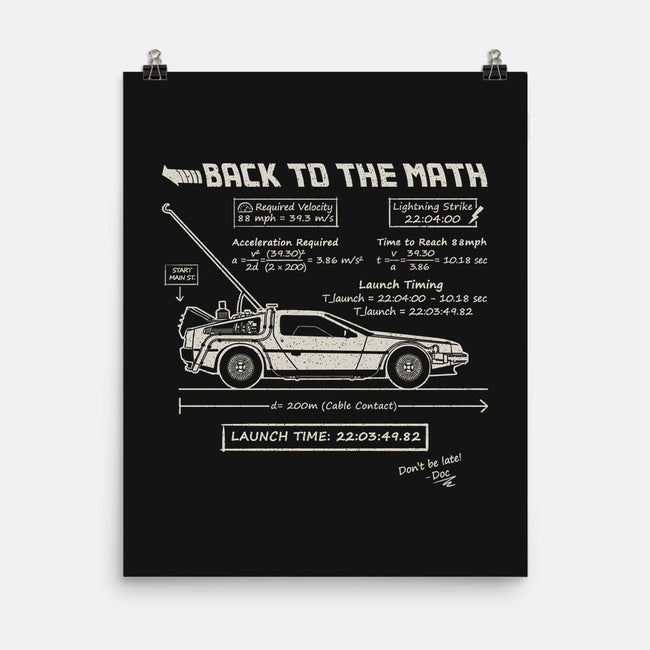 Back To The Math-None-Matte-Poster-NMdesign