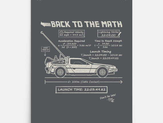 Back To The Math