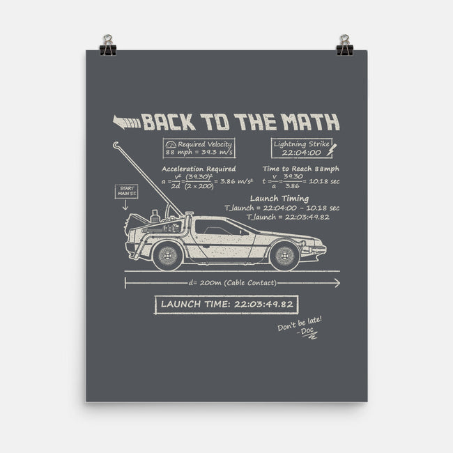 Back To The Math-None-Matte-Poster-NMdesign