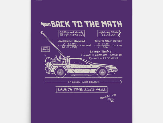 Back To The Math