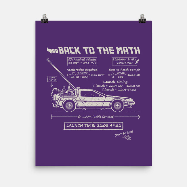 Back To The Math-None-Matte-Poster-NMdesign