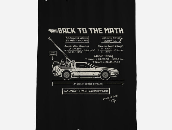 Back To The Math