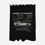 Back To The Math-None-Polyester-Shower Curtain-NMdesign