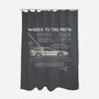 Back To The Math-None-Polyester-Shower Curtain-NMdesign