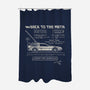 Back To The Math-None-Polyester-Shower Curtain-NMdesign